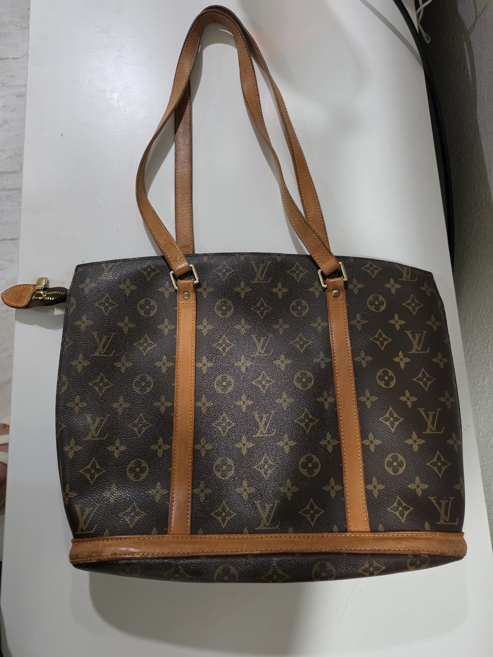 Louis Vuitton Brown Monogram Canvas Tote Bag